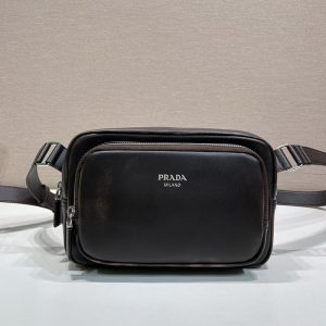 【진핀】프라다 디스트레스드 레더 크로스백 2VH218