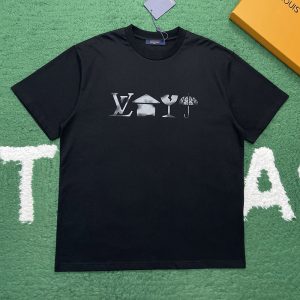 【잔디집】 루이비통 LV 런웨이 포터 프린티드 시그니처 티셔츠（레어）