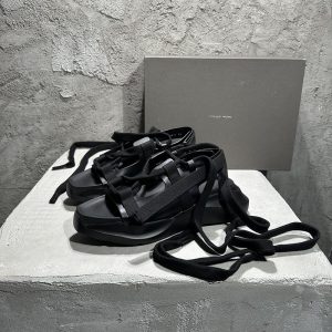 릭오웬스 게스 랩 스트랩 샌들