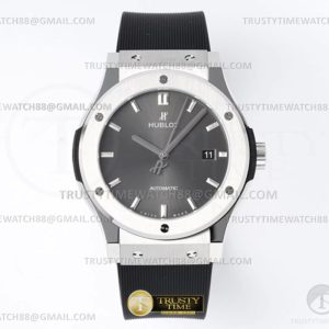 JJ+공장 위블로 클래식퓨전 42mm 그레이다이얼 러버스트랩 Classic Fusion Bang 42mm SSRU Grey JJ+F A1110