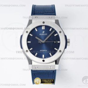 JJ+공장 위블로 클래식퓨전 42mm 블루다이얼 가죽스트랩 Classic Fusion Bang 42mm SSLE Blue JJ+F A1110