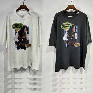 메종 미하라 야스히로 x 유니버설 뮤직 빌리 아일리시 그래픽 티셔츠