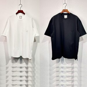 우영미 플라워 백로고 오버사이즈 티셔츠