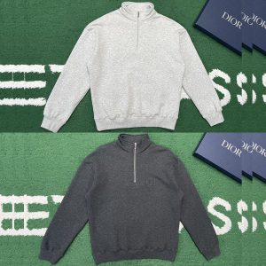 【잔디집】디올 CD 아이콘 하프 집업 스웨트셔츠（레어）