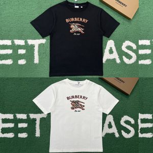 【잔디집】버버리 EKD 체크 코튼 티셔츠 (레어)