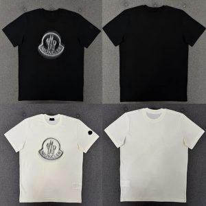 【터보】몽클레어 블러 로고 코튼 반팔 티셔츠 (TJ공장)