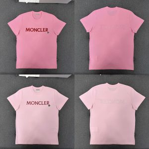 【터보】몽클레어 레터링 로고 패치 반팔 티셔츠 (TJ공장)
