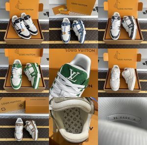 【잔디집】루이비통 LV 트레이너 스니커즈 M（레어）