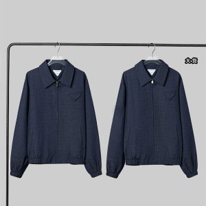 【YD공장】 보테가베네타 멜란지 울 블루종