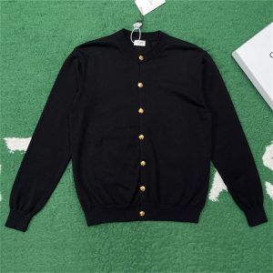 【잔디집】셀린느 트리옹프 버튼 파인 울 가디건 (레어)