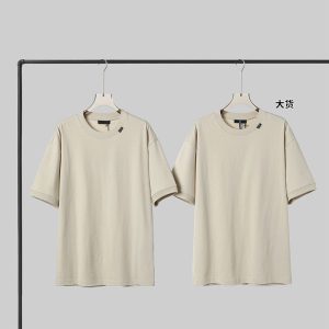 【YD공장】프라다 사토리얼 로고 라벨 코튼 티셔츠