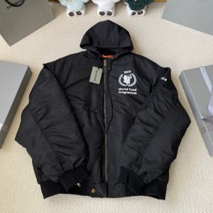 발렌시아가 WFP 라이트 후드 봄버 자켓