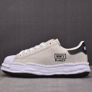 메종 미하라 야스히로 블레이키 로우탑 스니커즈 화이트