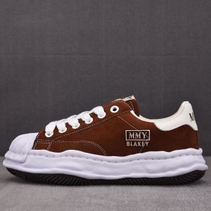 메종 미하라 야스히로 블레이키 로우탑 스니커즈 브라운
