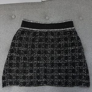 【터보】디올 매크로까나쥬 플레어 미니스커트（TJ공장）