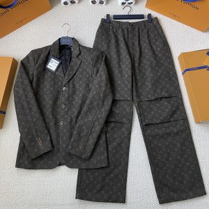 루이비통 모노그램 왁스드 데님 자켓 & 팬츠