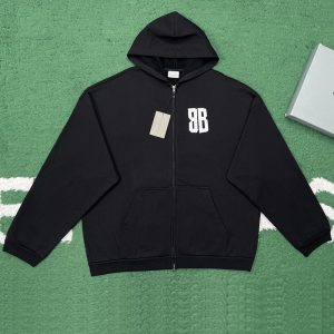 【잔디집】발렌시아가 글리터 테이프 타입 후드 집업 （레어）
