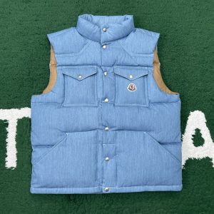 【잔디집】몽클레어 Ervional 에르비오날 데님 다운 베스트（레어）